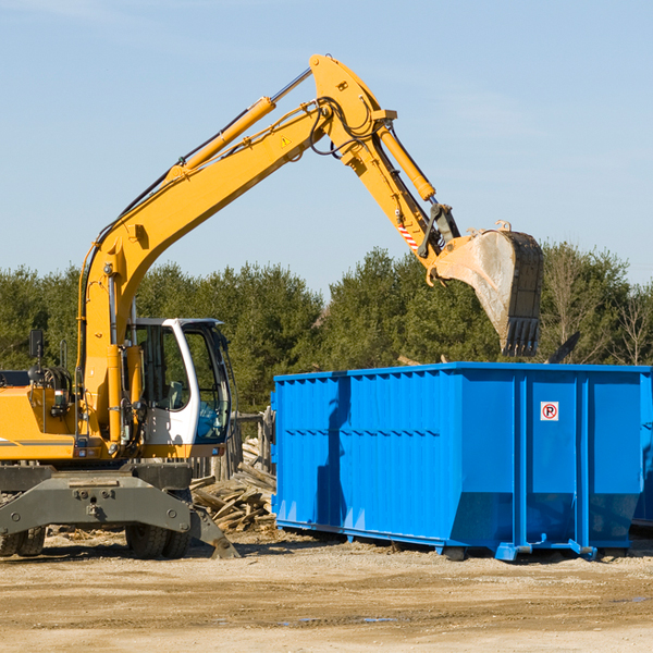 can i choose the location where the residential dumpster will be placed in Miami New Mexico